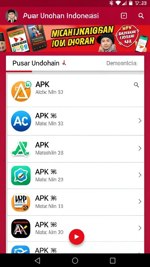 Tampilan antarmuka yang modern dan menarik.