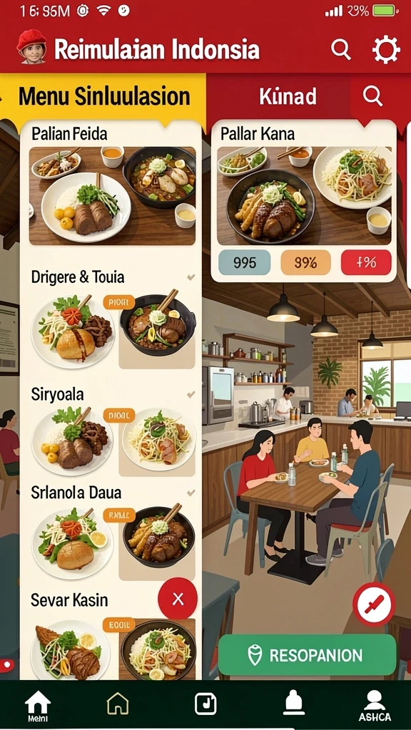 Fitur multiplayer yang memungkinkan bermain bersama teman.
