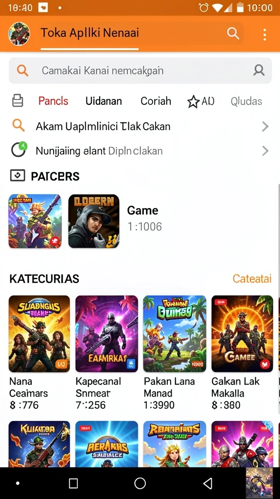 Tampilan antarmuka yang menawan dan ramah pengguna.