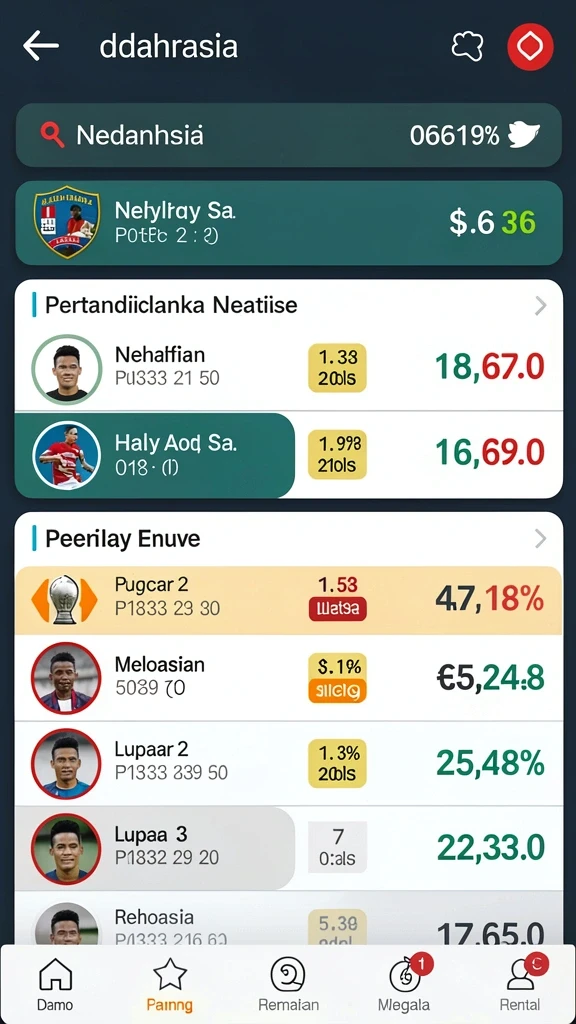 Layar utama 988BET dengan desain yang menarik.