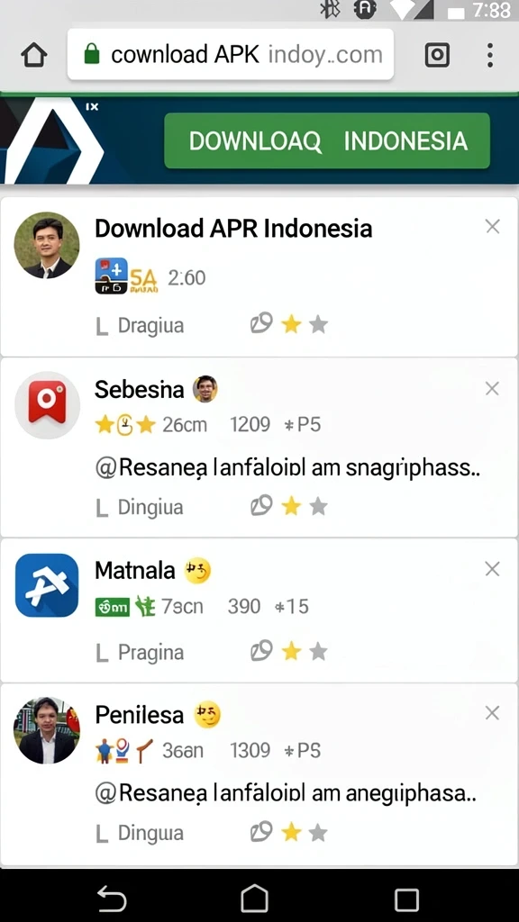 Menu permainan yang mudah dinavigasi.