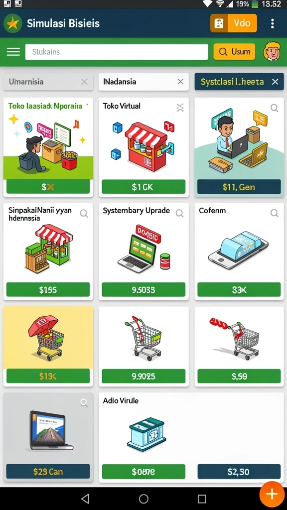 Screenshot menampilkan karakter utama dalam misi petualangan.