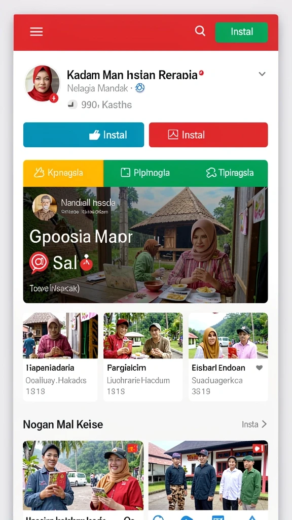 Screenshot menggambarkan interaksi antara pemain dalam mode sosial.