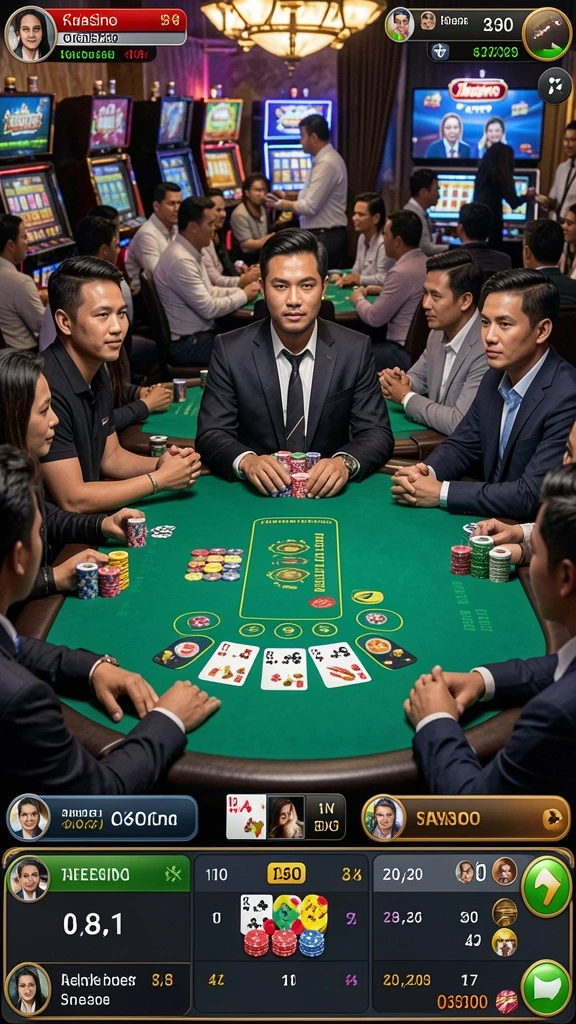 Menu permainan yang beragam dan mudah diakses.