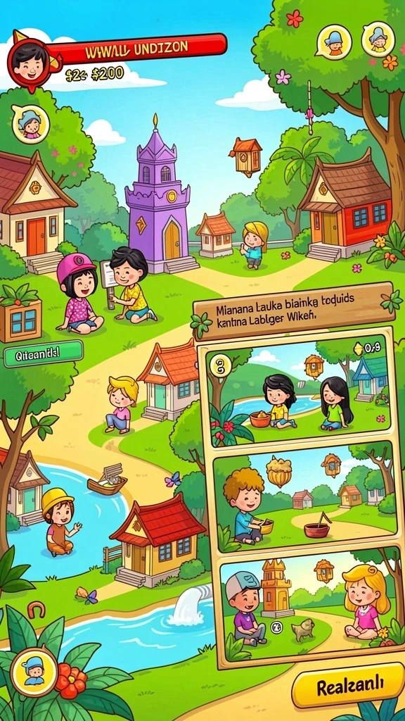 Tampilan grafis yang memukau dan detail.