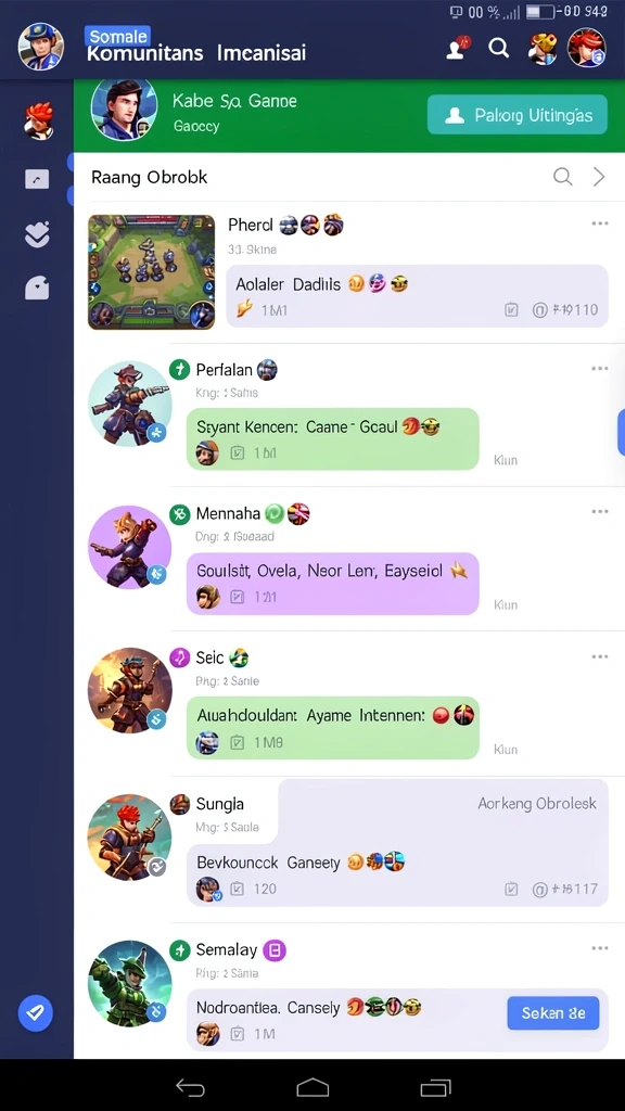 Game play yang seru dan penuh tantangan.