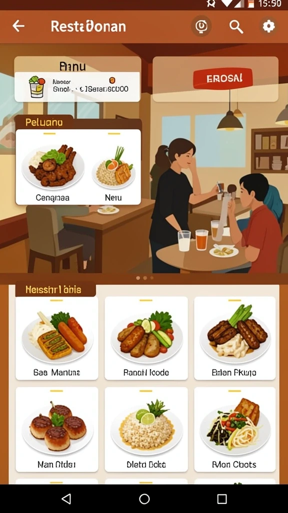 Tampilan antarmuka yang menarik dan mudah digunakan.