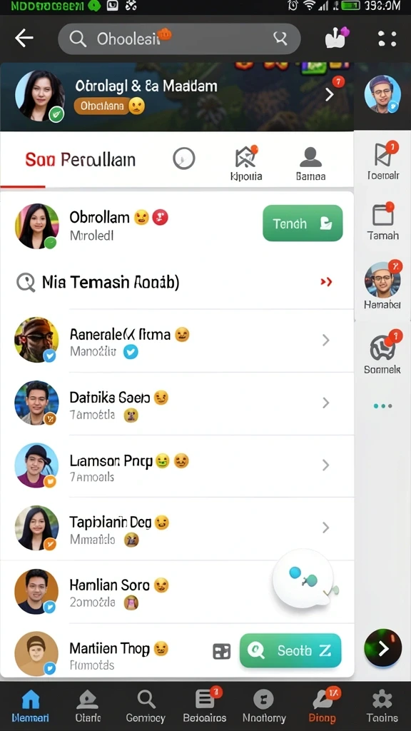 Tampilan antarmuka yang ramah pengguna.