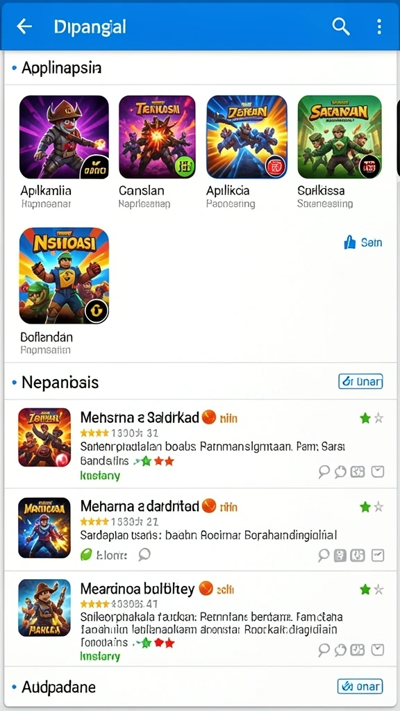 Tangkapan layar menunjukkan tampilan level pertama yang menawan.