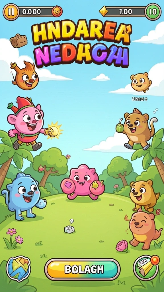 Ilustrasi dunia fantasi yang indah dan detail.