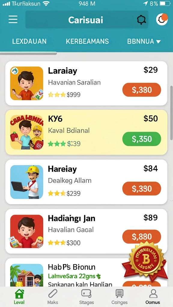 Grafik yang memukau dan detail yang tajam.