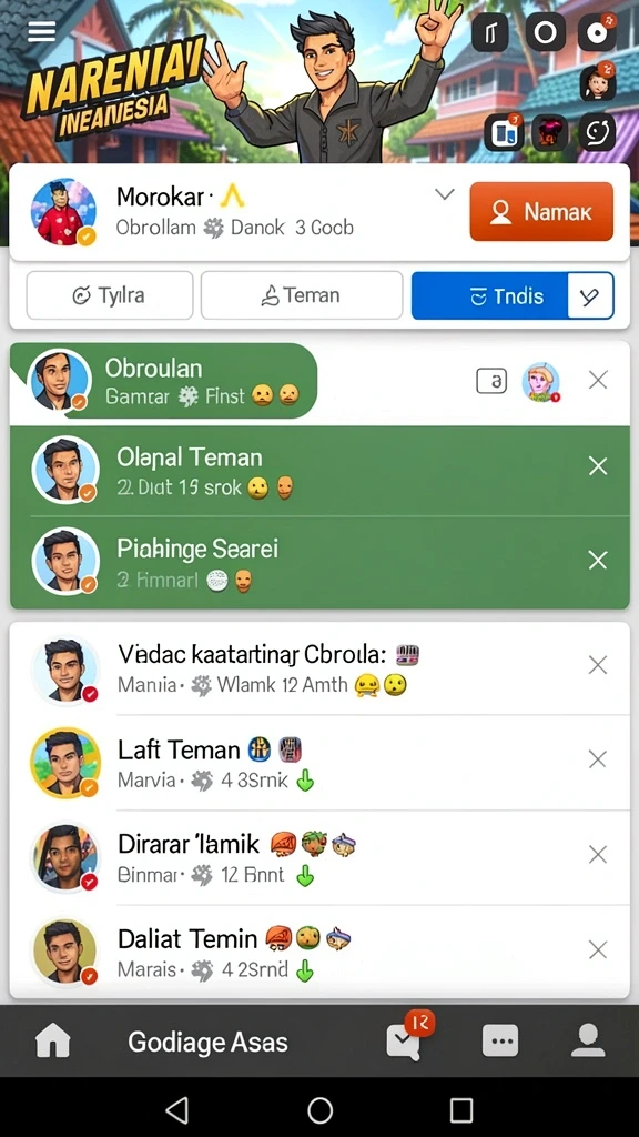 Tampilan awal INTERWIN yang menarik dan intuitif.