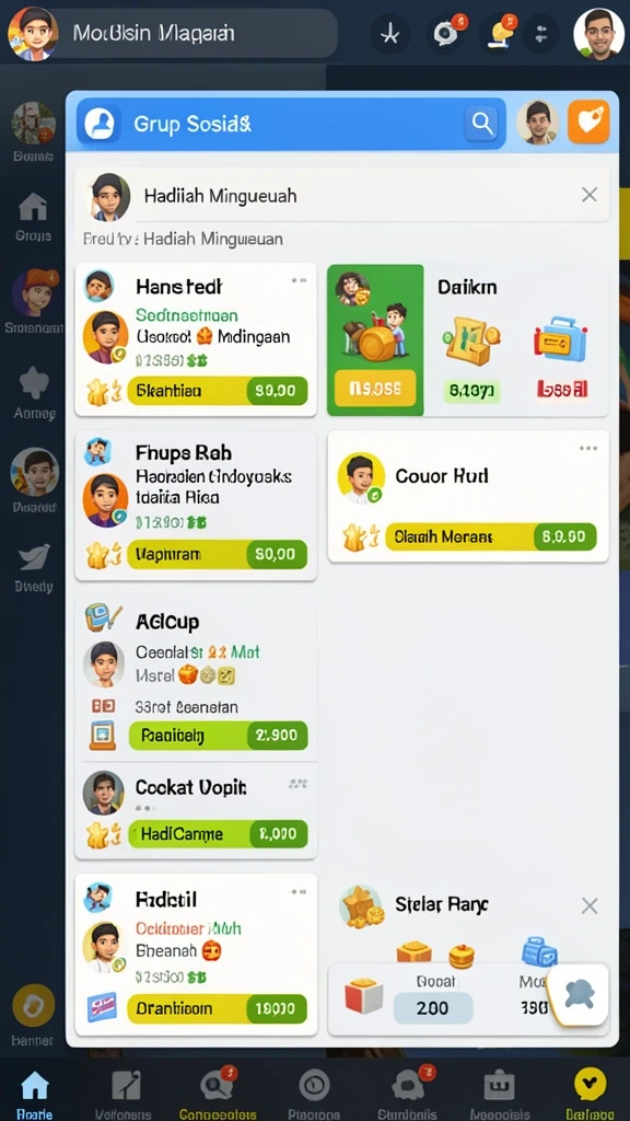 Tampilan antarmuka JKTGAME yang menarik dan mudah digunakan.