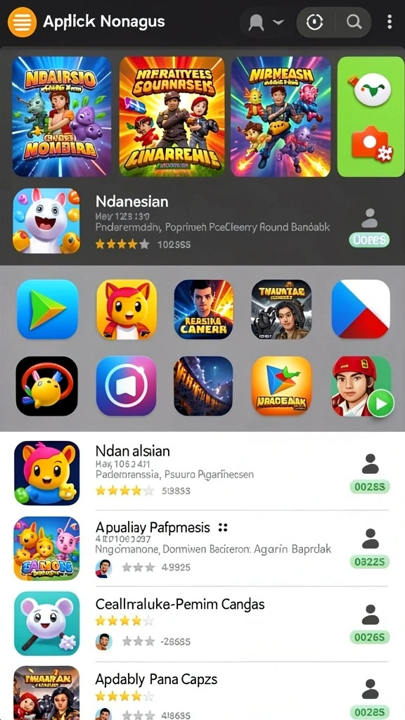 Tampilan antarmuka LUCUBET yang modern dan interaktif.