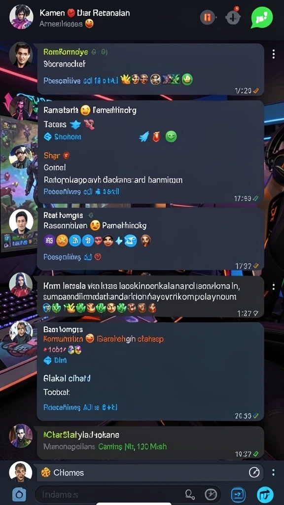 Beragam pilihan tema permainan slot.