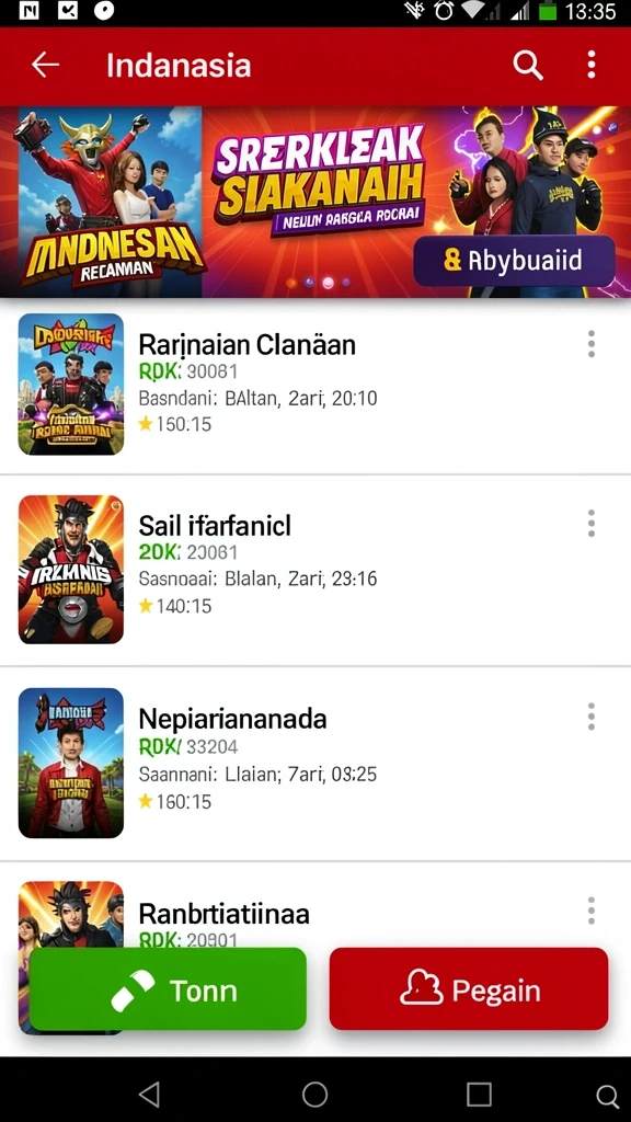 Beragam mode permainan yang seru dan menantang.