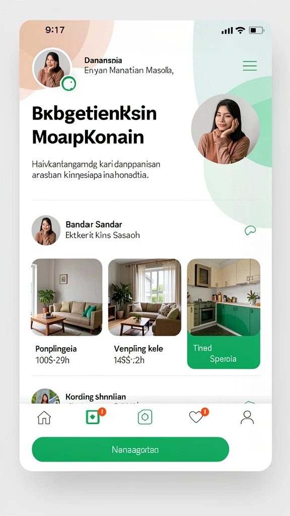Tampilan awal permainan yang menarik dan mudah dipahami.