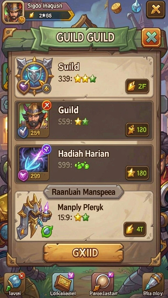 Tampilan menu utama yang menarik dan intuitif.