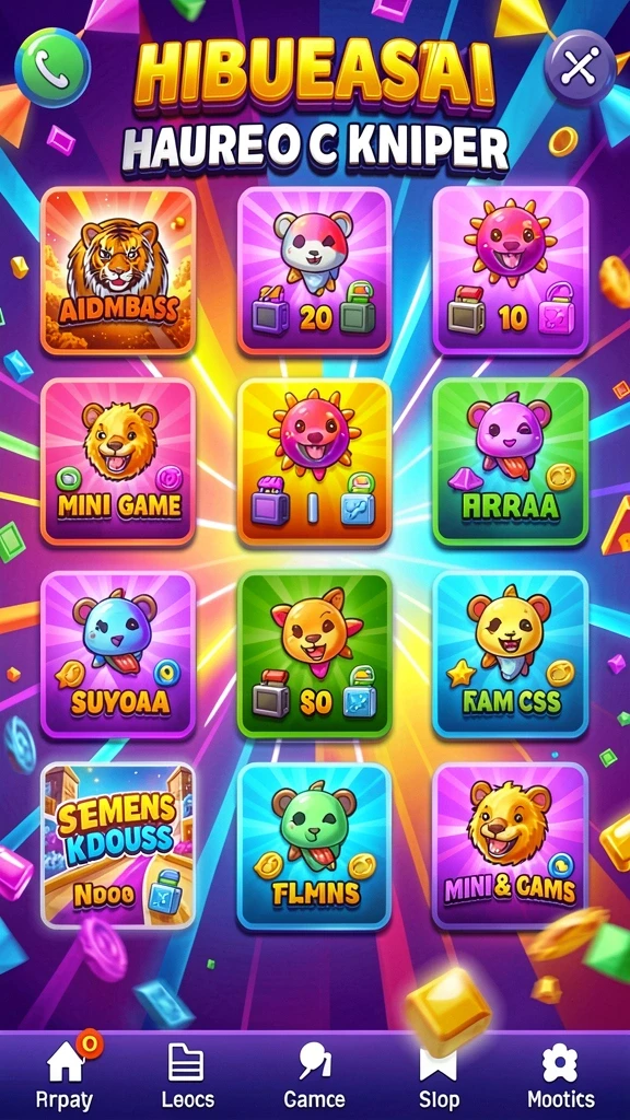 Tampilan grafis yang memukau dalam PP123.