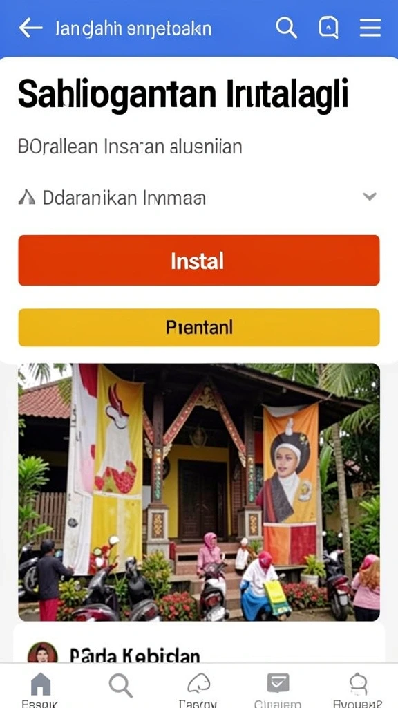 Tampilan antarmuka yang sederhana dan intuitif.