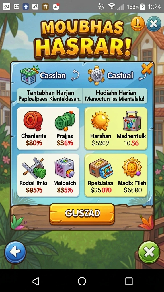 Pengguna dapat melihat peringkat pemain lainnya.