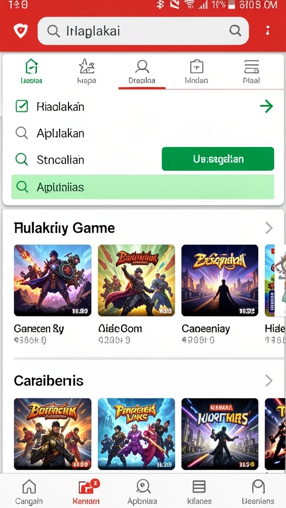 Tampilan pertama RPGAME yang memukau.