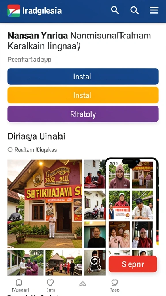 Tampilan antarmuka yang intuitif.