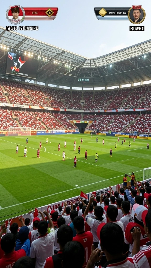 Screenshot aplikasi RSNGAME menunjukkan karakter utama dalam petualangan.
