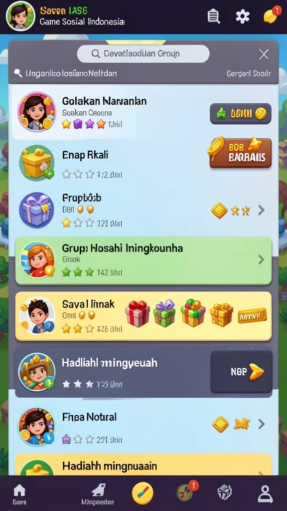Karakter unik yang dapat dipilih sesuai gaya bermain.