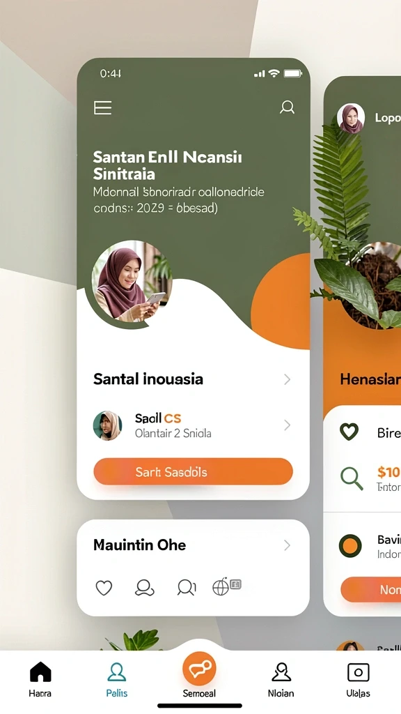 Tampilan antarmuka yang memukau dan responsif.