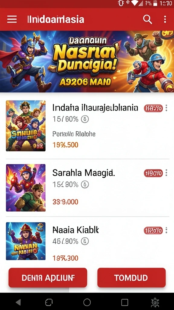 Fitur event spesial yang diadakan secara berkala.