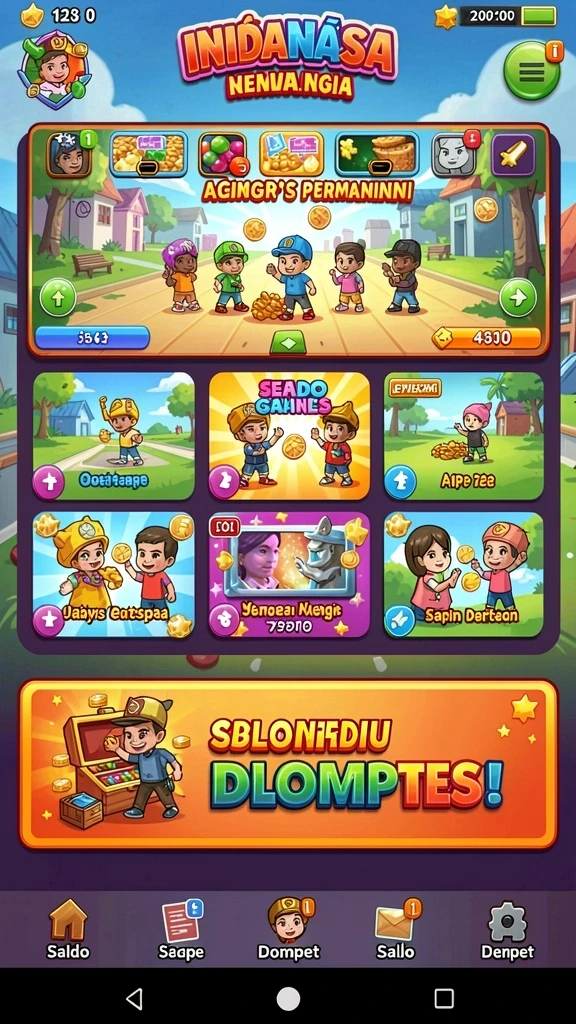 Tampilan antarmuka pengguna yang menarik dan sederhana.