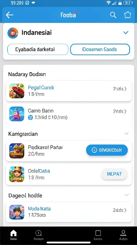 Karakter-karakter unik yang penuh warna dan detail.