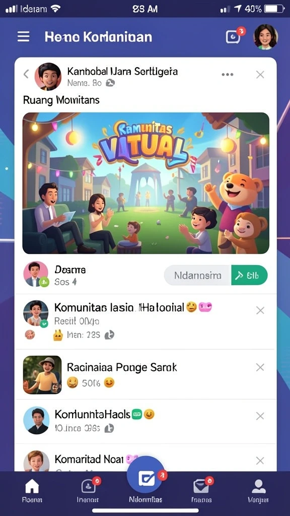Tampilan antarmuka yang menarik dan ramah pengguna.